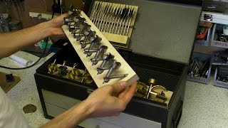 Fitting bits into tool chest router flat and forstner bit holders [upl. by Yhtorod]