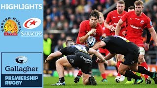 Exeter Try To End Saracens Unbeaten Run  Exeter v Saracens  Gallagher Premiership  Highlights [upl. by Trevah676]