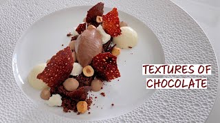 MICHELIN STAR Chocolate Textures Dessert with Spices and Hazelnut [upl. by Axia]