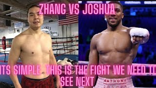 Joshua vs Zhang lets settle the Olympic score [upl. by Wessling]