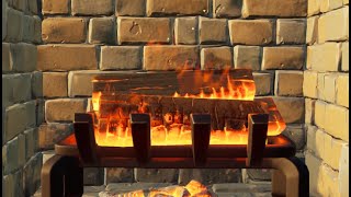 How to Warm Yourself at the Yule Log in the Cozy Lodge Location  Fortnite [upl. by Hcaz]