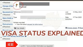 Australia Visa  Visa Application Status  Immigration Request for more Information [upl. by Trellas]