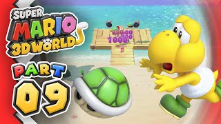 Replay Super Mario 3D World Part 09 4Player [upl. by Etteloiv873]