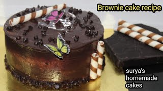 Brownie cake  chocolate Brownie recipe  cakey Brownie recipe  tamil  fudgy Brownie  homemade [upl. by Kera911]