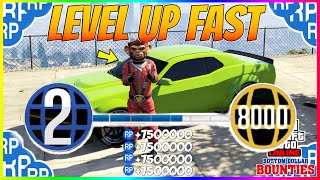 INSANE THIS IS NOW THE FASTEST WAY TO LEVEL UP IN GTA 5 ONLINE LEVEL IN A DAY RP GLITCH [upl. by Ailelc]