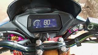 honda sp 160 top speed check [upl. by Lapo]