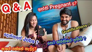 අපේ Q amp A එක ඔන්න ඔක්කොම ප්‍රශ්න වලට උත්තර  Sangeeth Dini Vlogs [upl. by Culley170]