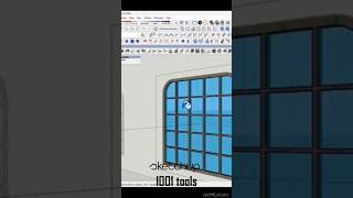 How to Create Windows in SketchUp using 1001 bit tools sketchup shorts [upl. by Sikram849]