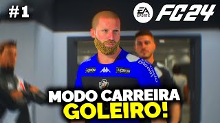 EU JOGUEI o MODO CARREIRA GOLEIRO  Patch EA Sports FC24 FIFA 23 [upl. by Acirtal]