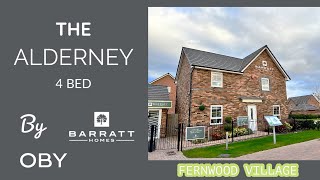 Barratt homes The Alderney a beautiful 4 bedroom home Fernwood Village Newark [upl. by Atauqal]