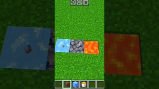 How to make basalt generator in minecraft Mindbuild Youtube short [upl. by Jorie387]