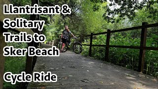 Llantrisant and the Solitary Trails to Sker Beach Cycle Ride [upl. by Erodasi]