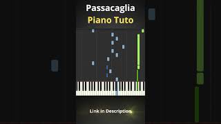 🎵 HandelHalvorsen  Passacaglia  Piano Tutorial pianotutorial piano shorts [upl. by Euqirdor31]