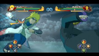 Naruto Shippuden Ultimate Ninja Storm Revolution  Reanimated Minato Moveset [upl. by Etka343]