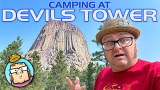 Camping at the Devils Tower  Location of Alien Landing in Close Encounters of the Third Kind  WY [upl. by Corin]