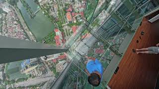 Sky observation deck in Hanoi [upl. by Annayoj]