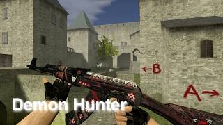 HD CSGO Skins for CS 16  AK47 Only 4 [upl. by Valerle]