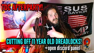 CUTTING OFF 11 YEAR OLD DREADLOCKS LIVE PLUS OPEN PANEL [upl. by Nezah]