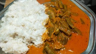 Vendakkai Kulambu Recipe  in Tamil  Sangeetha Foodie  Kitchen Channel [upl. by Chin627]