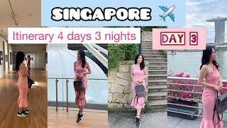 Itinerary Trip To Singapore 4 Days 3 Nights  Day 3  Merlion Park  Marina Bay Sands 🌎✈️ [upl. by Humble210]