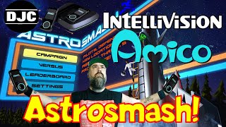 INTELLIVISION AMICO  quotAstrosmashquot Game Play by DJC [upl. by Krell]