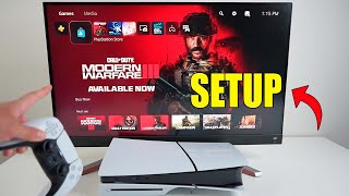 PlayStation 5 Slim Initial Setup Startup Dashboard and Gameplay [upl. by Oster855]