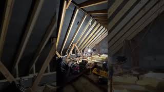 Flat roof dormer loft conversion part 1 loftconversion diy construction carpentry music dance [upl. by Fiel]