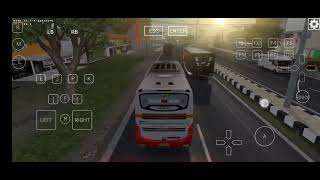 ets2 130 android gameplay emu mobox mod full Indonesia [upl. by Airtap]