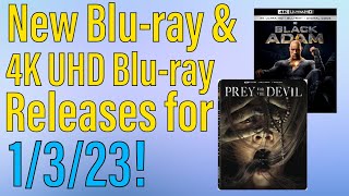 New Bluray amp 4K UHD Bluray Releases for 1323 [upl. by Sherm]