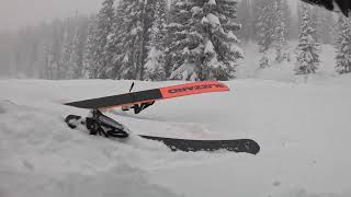 Skiing Into a Powder Trap Steamboat Springs 22224 [upl. by Naryt]