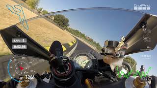 Kawasaki ZX10r 20042005 vuelta rápida en el Jarama Onboard [upl. by Caffrey588]