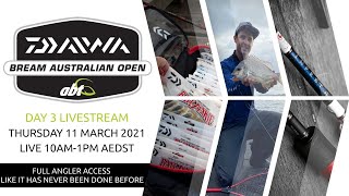 2021 Daiwa BREAM Australian Open  Day 3 Live Show [upl. by Nosyd]