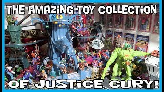 Amazing Toy Collection featuring HeMan GI Joe and More  Toy Room Tour with Justice Cury [upl. by Nauqet]