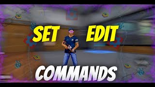 The Best setedit commands 98 headshot rates 🇧🇷 100 working✅ Free fire [upl. by Cohbert]