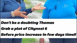 Don’t be a doubting Thomas Grab a plot of CITYNEST phase6 beforeprice risesOffer ends by midnight [upl. by Eidob]