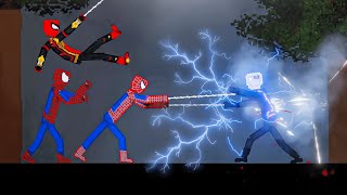 SpiderMan Team vs Electro in People Playground [upl. by Conner521]