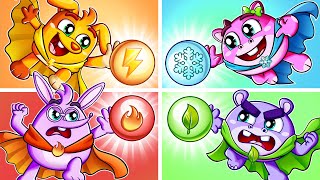 Fire Water Air and Earth Song  Four Elements Song  More Zozobee Kids Songs amp Nursery Rhymes [upl. by Damick14]