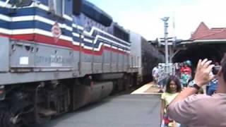 Manassas Heritage Railway Festival 2009  VRE Arrives [upl. by Moneta]