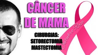 Câncer de Mama Cirurgias de Mastectomia e Setorectomia  VídeoAula 089 [upl. by Nylrahc643]