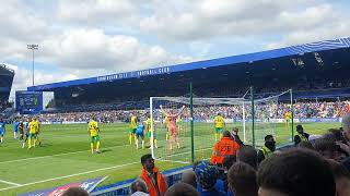 Birmingham City V Norwich City Home 2024  Krystian Bielik Great Chance [upl. by Anayaran]