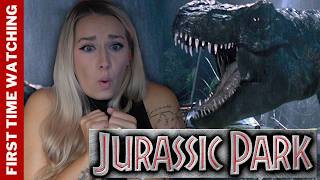 Jurassic Park  First Time Watching  REACTION  LiteWeight Reacting [upl. by Odiug624]