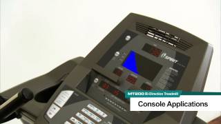 Spirit Medical MT200 Treadmill  Console Biodfeedback [upl. by Ordnassela]