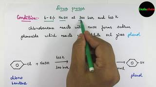 Dows processPhenol Preparation  Dows Industrial Method  with Mechanism  2020  NEET JEE AIIMS [upl. by Ailhad]