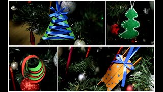 Łatwe ozdoby choinkowe dla dzieci  Easy christmas tree decorations DIY [upl. by Innek418]