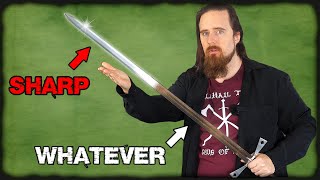 Do Swords Really Need to be Sharpened all the Way Controversial Opinion [upl. by Story495]