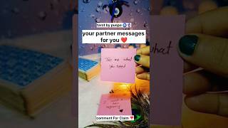 Your partner messages for you 💌tarot lovemessages divine guidence mother universe [upl. by Andras748]