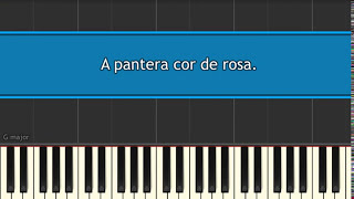 A pantera cor de rosa  Teclado [upl. by Anaibib]