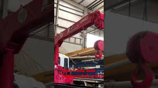 Loader crane auto hook rewind system [upl. by Yknarf]