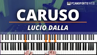 CARUSO  Lucio Dalla Tutorial Pianoforte 🎹 [upl. by Pine]