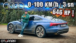 Audi RS etron GT646 hp  0100kmh LAUNCH Control 🔥 ve tüm detaylar  OTOPARKcom [upl. by Richmal]